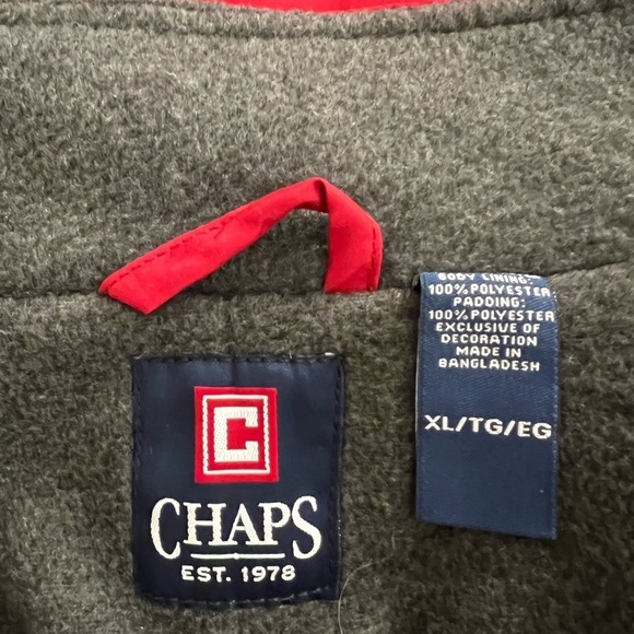CHAPS fleece lined vest size M XL - Picture 5 of 5